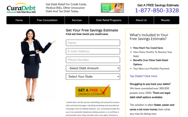 CuraDebt - Expert Debt Relief Services for Financial Freedom